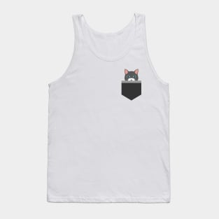 Cat In The Pocket Tank Top